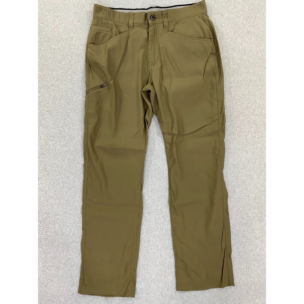 ORVIS Tech Pants Men 32x32 (Fits 34x31.5) Stretch Cargo Pocket Green Lightweight